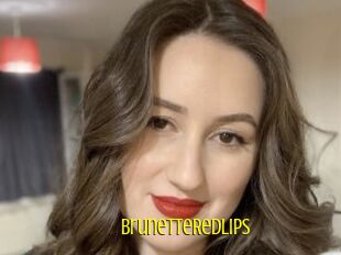 BrunetteRedlips